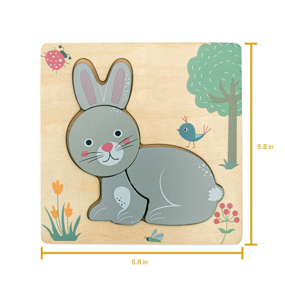 Bunny wooden puzzle